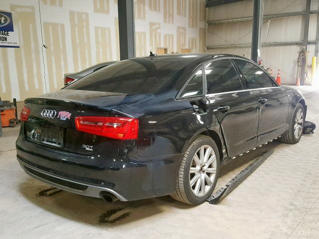 WAUFGAFC1CN045840 - 2012 AUDI A6 PREMIUM BLACK photo 4