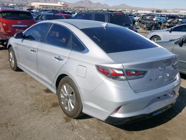 KMHE24L30KA084634 - 2019 HYUNDAI SONATA HYB GRAY photo 3