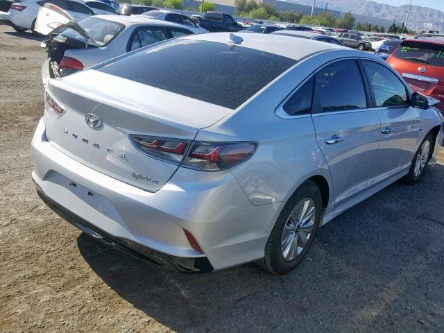 KMHE24L30KA084634 - 2019 HYUNDAI SONATA HYB GRAY photo 4