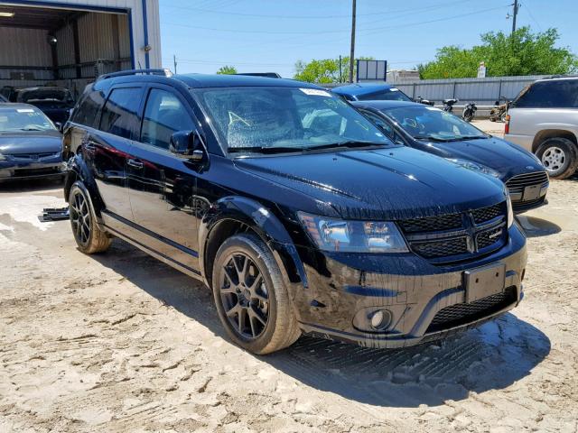 3C4PDCEG1HT581727 - 2017 DODGE JOURNEY GT BLACK photo 1