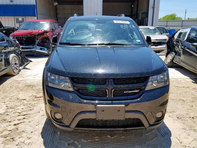 3C4PDCEG1HT581727 - 2017 DODGE JOURNEY GT BLACK photo 10