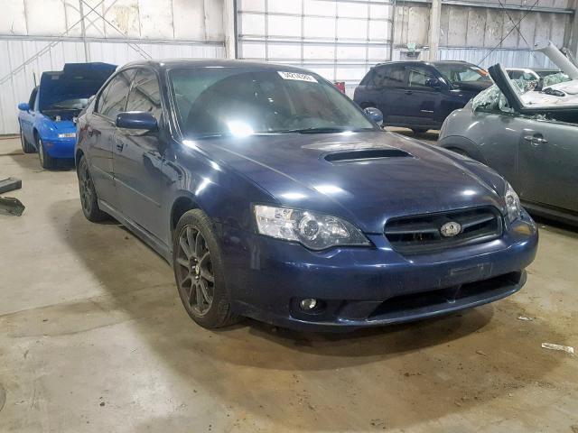 4S3BL676654203374 - 2005 SUBARU LEGACY GT BLUE photo 1