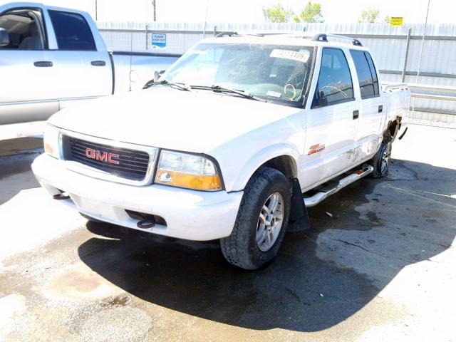 1GTDT13X54K136156 - 2004 GMC SONOMA WHITE photo 2