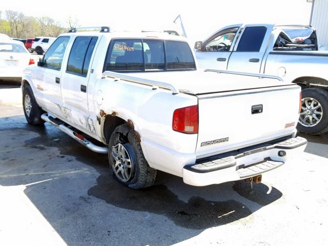 1GTDT13X54K136156 - 2004 GMC SONOMA WHITE photo 3