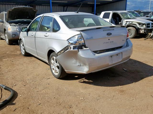 1FAHP36N79W212946 - 2009 FORD FOCUS SES SILVER photo 3