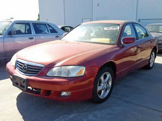 JM1TA221211709231 - 2001 MAZDA MILLENIA RED photo 2