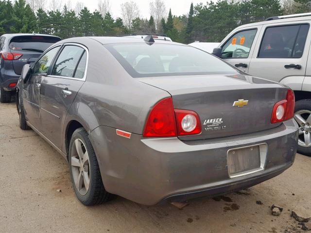 1G1ZC5E08CF139985 - 2012 CHEVROLET MALIBU 1LT 棕色 照片 3