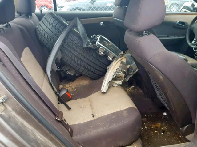 1G1ZC5E08CF139985 - 2012 CHEVROLET MALIBU 1LT 棕色 照片 6