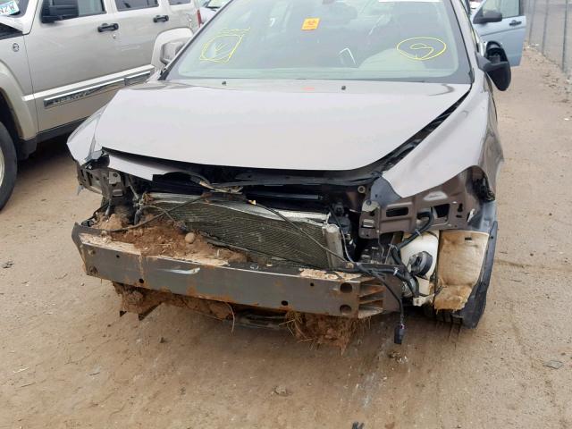 1G1ZC5E08CF139985 - 2012 CHEVROLET MALIBU 1LT 棕色 照片 9