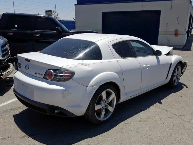 JM1FE173X70209547 - 2007 MAZDA RX8 WHITE photo 4