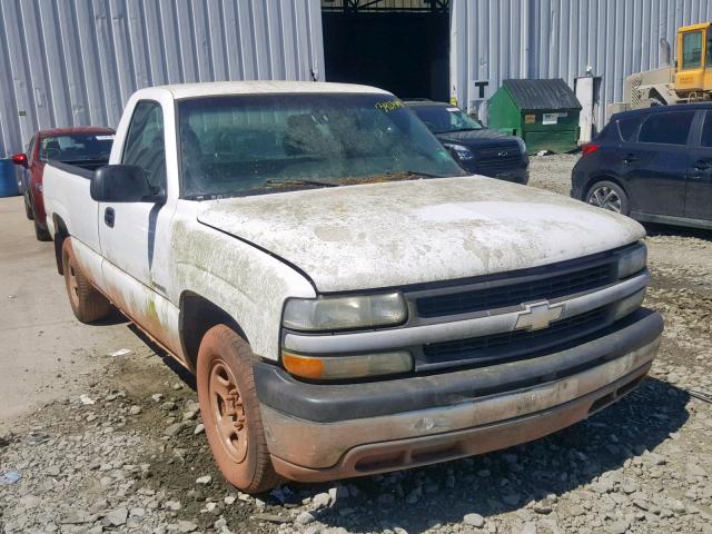 1GCEC14W71Z313190 - 2001 CHEVROLET SILVERADO WHITE photo 1