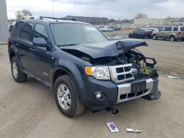 1FMCU94108KA81778 - 2008 FORD ESCAPE LIM CHARCOAL photo 1