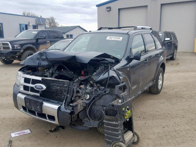 1FMCU94108KA81778 - 2008 FORD ESCAPE LIM CHARCOAL photo 2