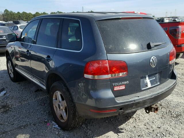 WVGBC67LX4D016624 - 2004 VOLKSWAGEN TOUAREG 3. BLUE photo 3