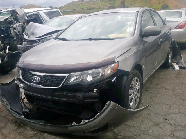 KNAFU4A27C5622041 - 2012 KIA FORTE EX SILVER photo 2