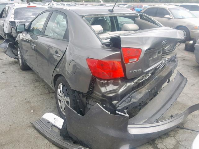 KNAFU4A27C5622041 - 2012 KIA FORTE EX SILVER photo 3