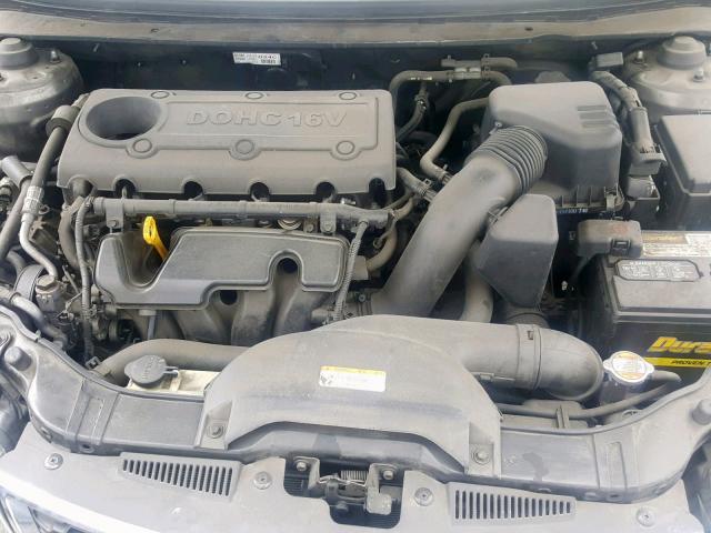 KNAFU4A27C5622041 - 2012 KIA FORTE EX SILVER photo 7