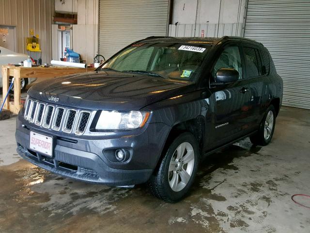 1C4NJDBB6ED592268 - 2014 JEEP COMPASS SP ნაცრისფერი ფოტო 2