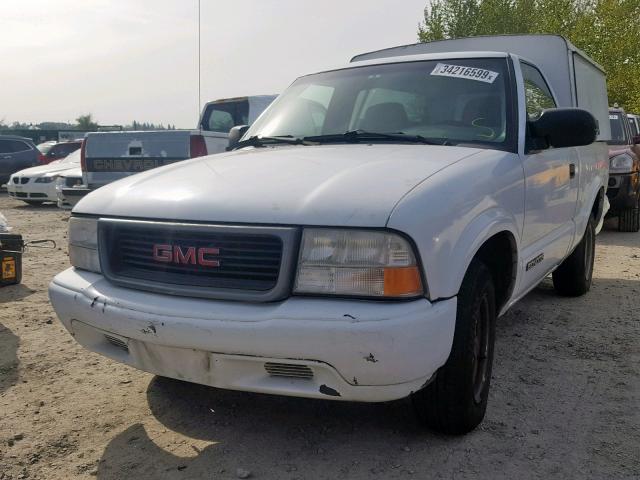 1GTCS14X0XK509931 - 1999 GMC SONOMA WHITE photo 2