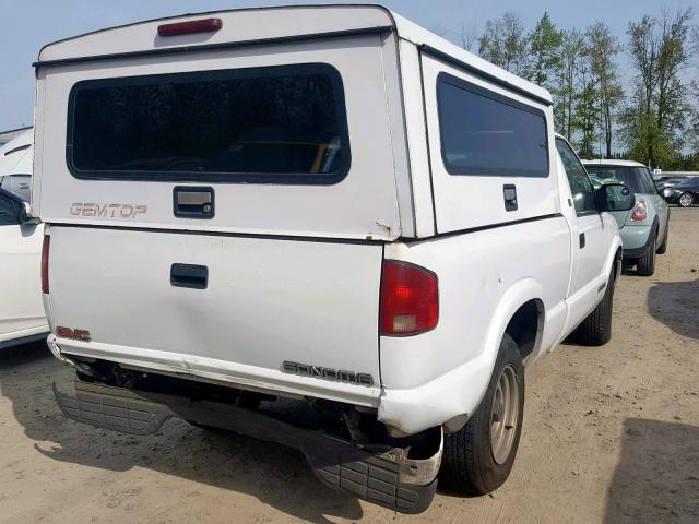 1GTCS14X0XK509931 - 1999 GMC SONOMA WHITE photo 4