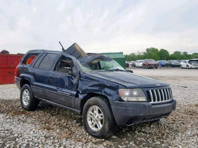 1J4GX48NX4C404052 - 2004 JEEP GRAND CHER BLUE photo 1