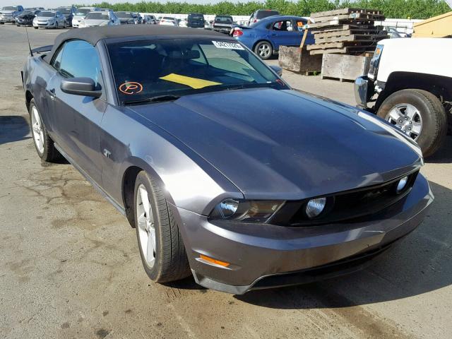 1ZVBP8FH2A5160754 - 2010 FORD MUSTANG GT CHARCOAL photo 1