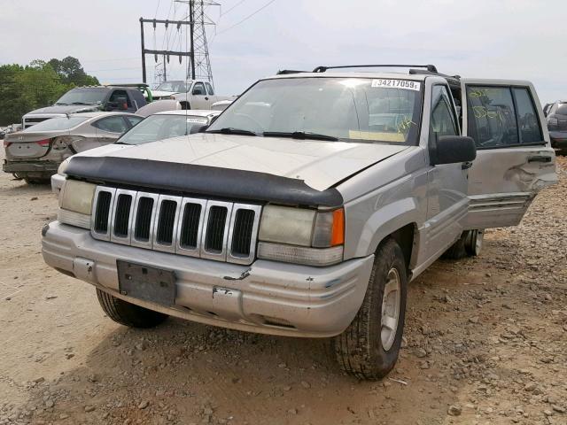 1J4FX48S5WC259684 - 1998 JEEP GRAND CHER SILVER photo 2