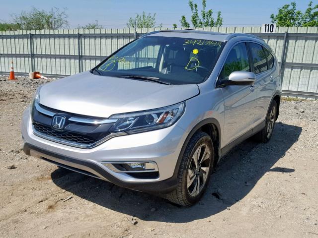 5J6RM4H91FL130697 - 2015 HONDA CR-V TOURI SILVER photo 2