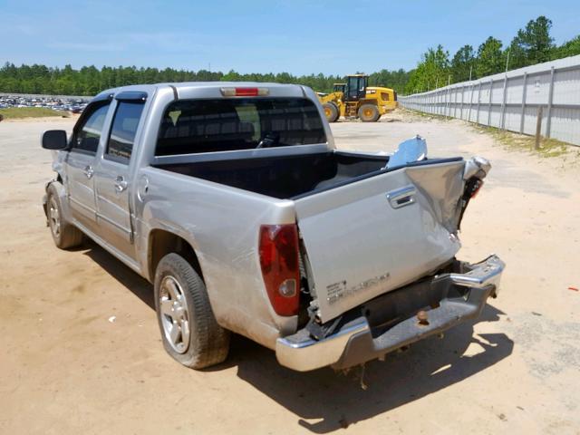 1GTDSCD95A8112351 - 2010 GMC CANYON SLE SILVER photo 3