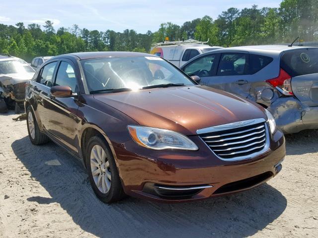 1C3CCBBB9DN549868 - 2013 CHRYSLER 200 TOURIN BROWN photo 1