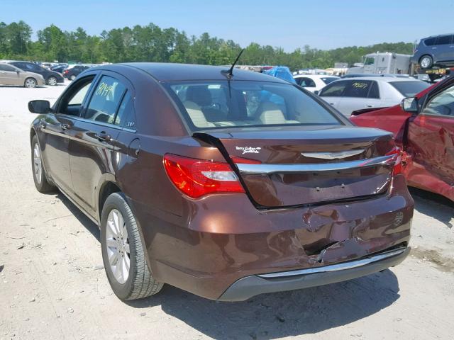 1C3CCBBB9DN549868 - 2013 CHRYSLER 200 TOURIN BROWN photo 3