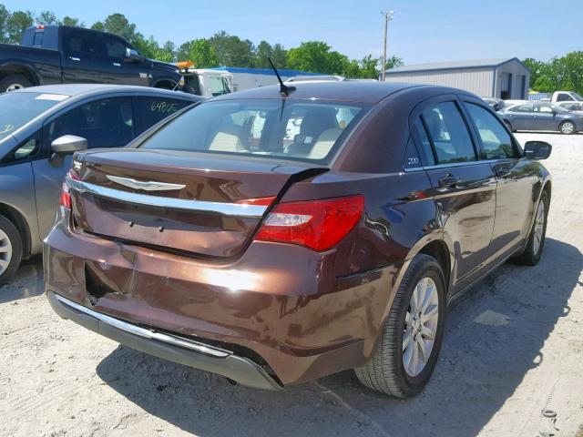 1C3CCBBB9DN549868 - 2013 CHRYSLER 200 TOURIN BROWN photo 4