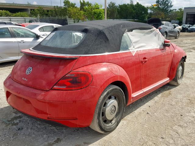 3VW517AT8GM806578 - 2016 VOLKSWAGEN BEETLE S/S RED photo 4