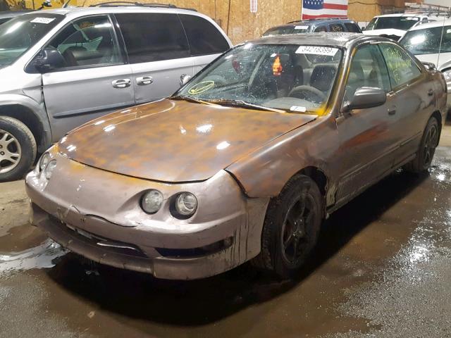 JH4DB765XTS000716 - 1996 ACURA INTEGRA LS GRAY photo 2