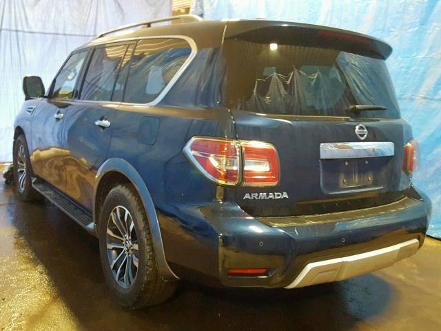 JN8AY2NCXJX502328 - 2018 NISSAN ARMADA SV BLUE photo 3