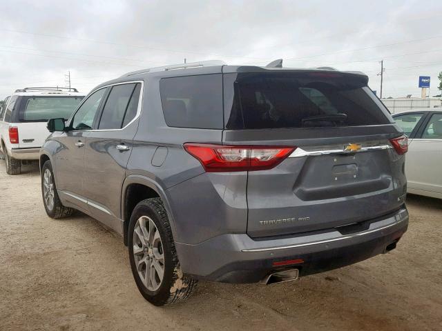 1GNEVJKW4JJ240945 - 2018 CHEVROLET TRAVERSE P GRAY photo 3