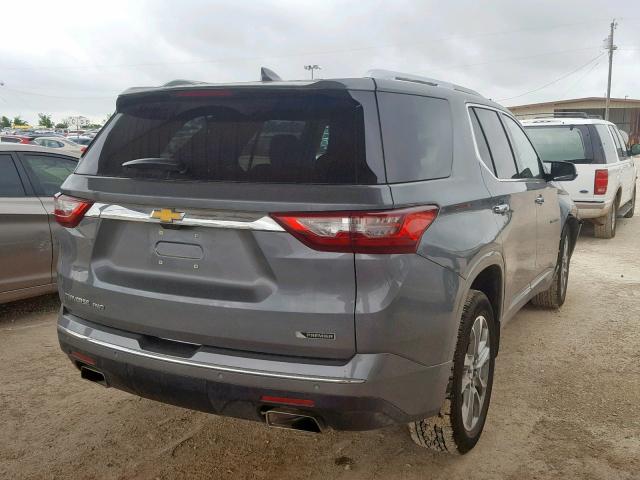 1GNEVJKW4JJ240945 - 2018 CHEVROLET TRAVERSE P GRAY photo 4