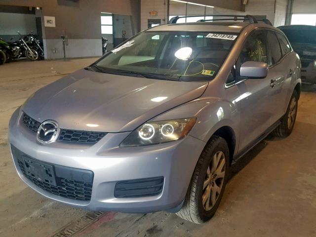 JM3ER293180184307 - 2008 MAZDA CX-7 SILVER photo 2