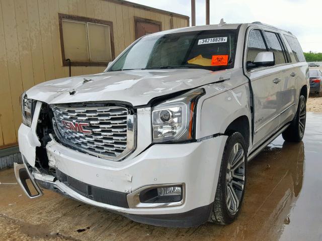 1GKS2HKJ9JR139049 - 2018 GMC YUKON XL D WHITE photo 2