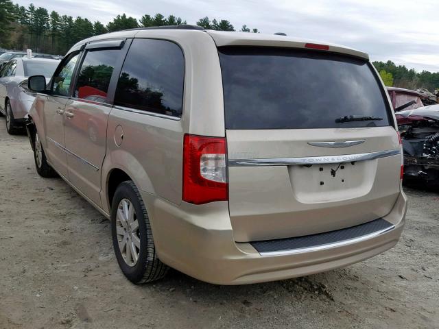 2C4RC1BG8ER176631 - 2014 CHRYSLER TOWN & COU GOLD photo 3