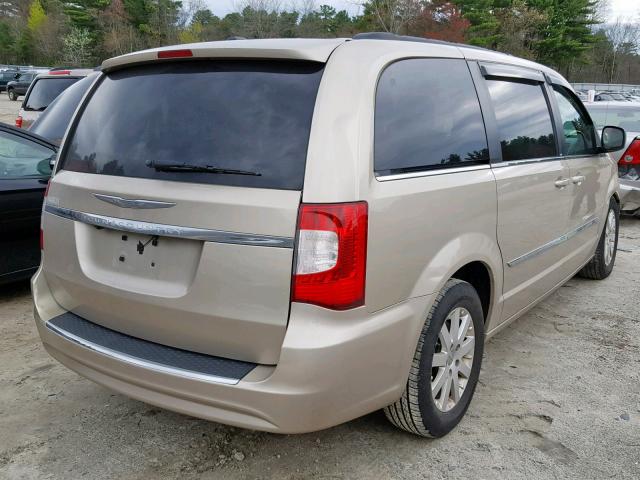 2C4RC1BG8ER176631 - 2014 CHRYSLER TOWN & COU GOLD photo 4