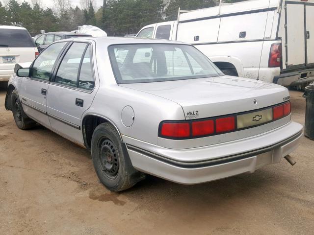 2G1WL54T1P1147485 - 1993 CHEVROLET LUMINA SILVER photo 3