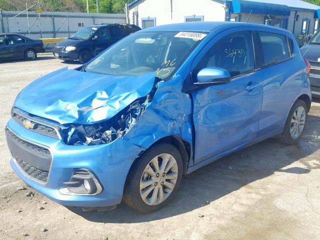 KL8CD6SA5HC824864 - 2017 CHEVROLET SPARK 1LT BLUE photo 2