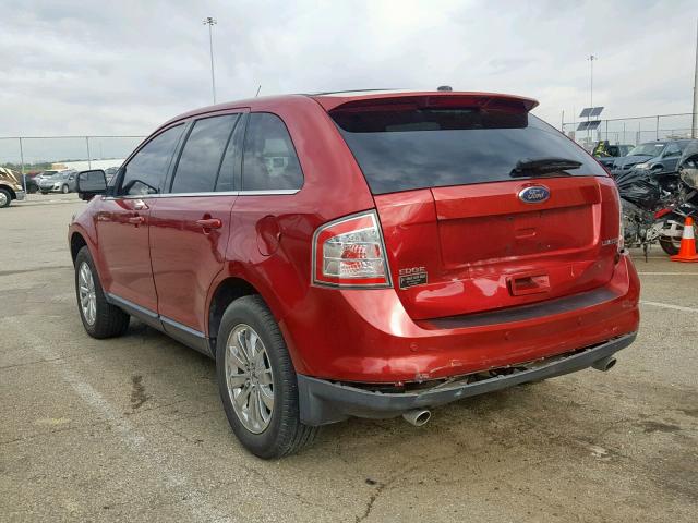 2FMDK39C99BA76771 - 2009 FORD EDGE LIMIT RED photo 3