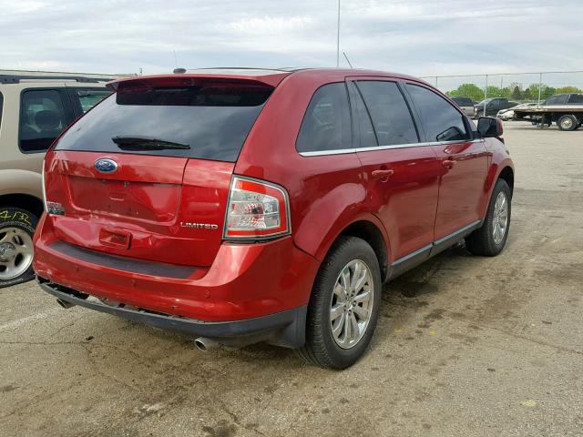 2FMDK39C99BA76771 - 2009 FORD EDGE LIMIT RED photo 4