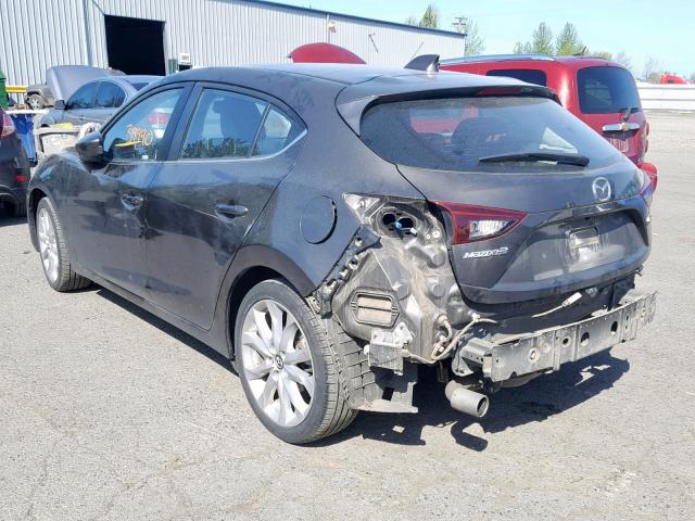 JM1BM1L31F1242680 - 2015 MAZDA 3 TOURING GRAY photo 3