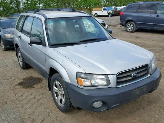 JF1SG63614H712408 - 2004 SUBARU FORESTER 2 SILVER photo 1
