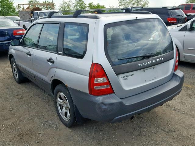 JF1SG63614H712408 - 2004 SUBARU FORESTER 2 SILVER photo 3