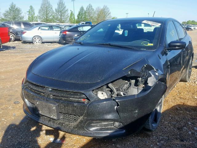 1C3CDFBB1FD253157 - 2015 DODGE DART SXT BLACK photo 2