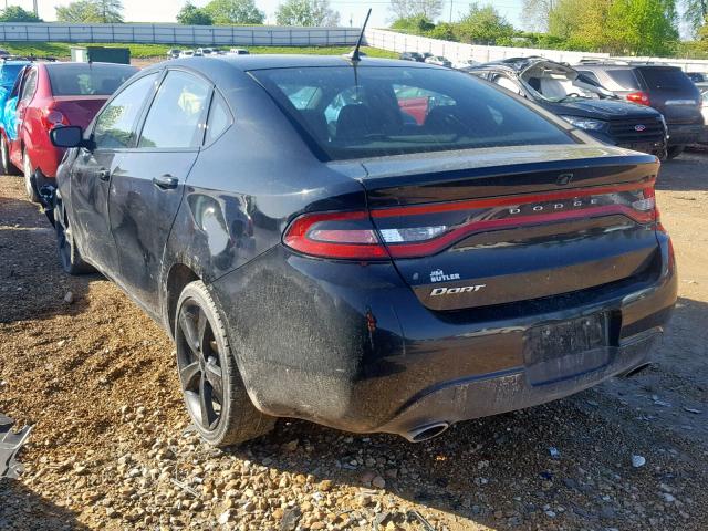 1C3CDFBB1FD253157 - 2015 DODGE DART SXT BLACK photo 3